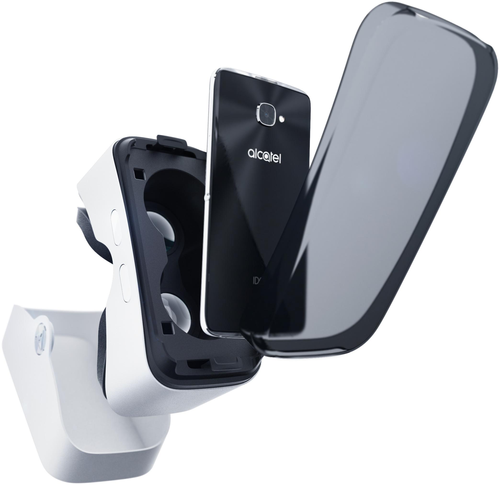 Smartfon ALCATEL Idol 4 (złoty) + okulary VR
