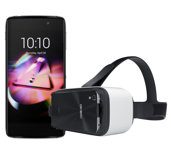 ALCATEL Idol 4S (szary) + okulary VR