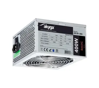 Zasilacz Akyga Basic AK-B1-400 400W Srebrny