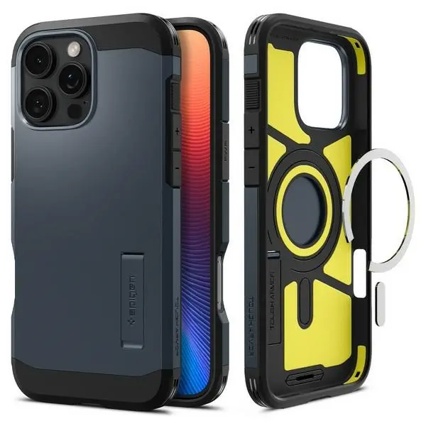 Etui Spigen Tough Armor MagSafe do iPhone 16 Pro Max Grafitowy