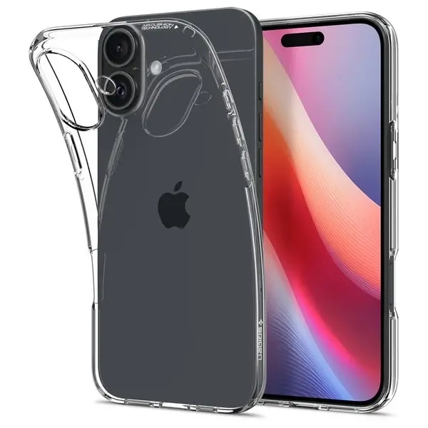 Etui Spigen Liquid Crystal do iPhone 16 Przezroczysty