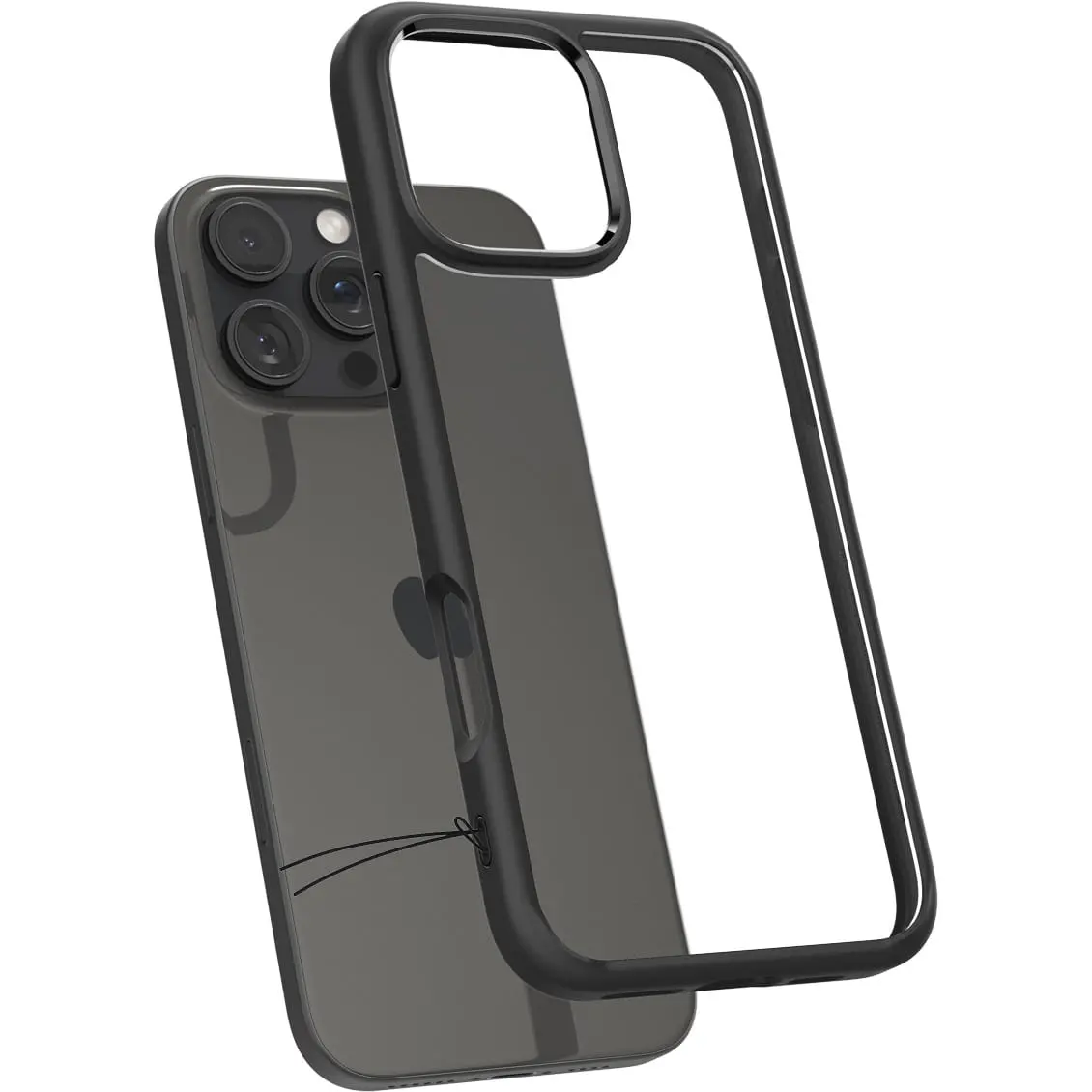 Etui Spigen Ultra Hybrid do iPhone 16 Pro Przezroczysto-czarny