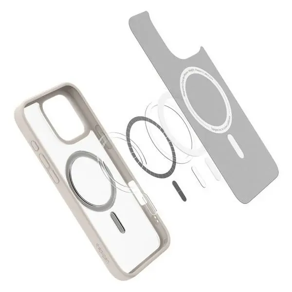 Etui Spigen Ultra Hybrid MagSafe do iPhone 16 Pro Max Beżowy