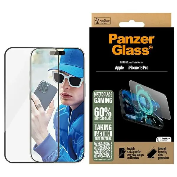 Szkło hartowane PanzerGlass Gaming Screen Protector do iPhone 16 Pro