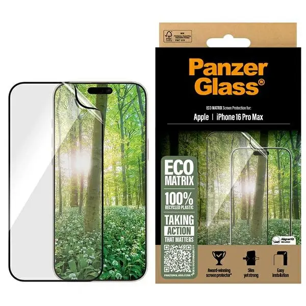 Szkło hartowane PanzerGlass MATRIX Screen Protector Ultra-Wide Fit iPhone 16 Pro Max