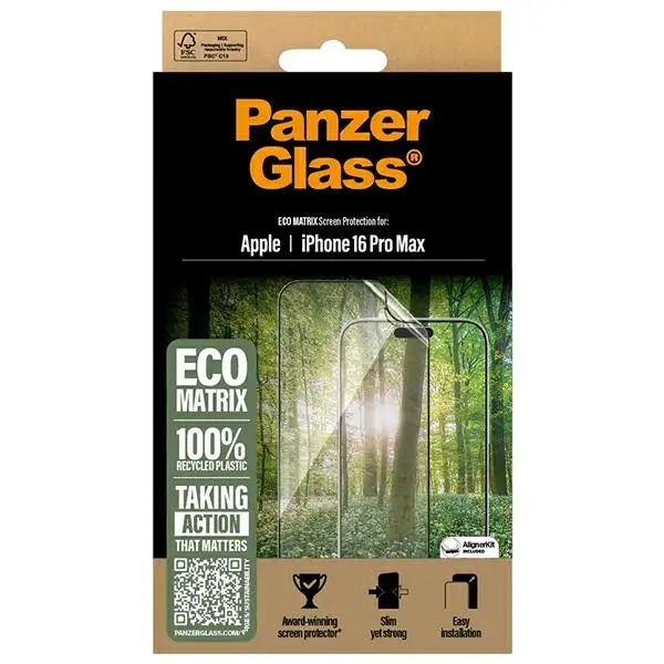 Szkło hartowane PanzerGlass MATRIX Screen Protector Ultra-Wide Fit iPhone 16 Pro Max