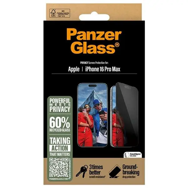 Szkło hartowane PanzerGlass Privacy Screen Protector do iPhone 16 Pro Max