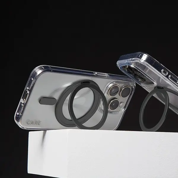 Etui PanzerGlass Kickstand Case MagSafe do iPhone 16 Plus Czarny