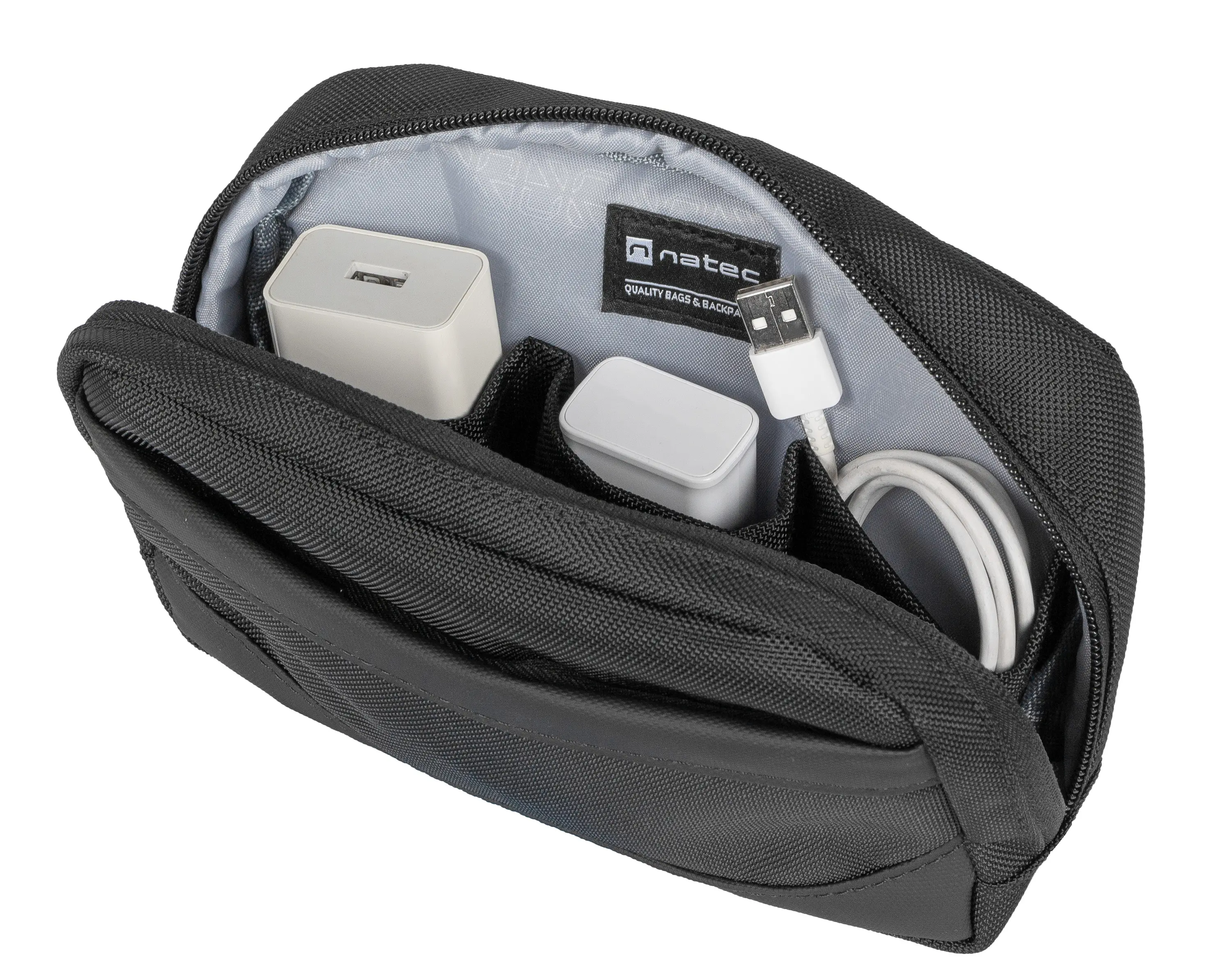 Plecak na laptopa Natec Kudu Plus NTO-2237 z Organizerem 15,6" Czarno-szary