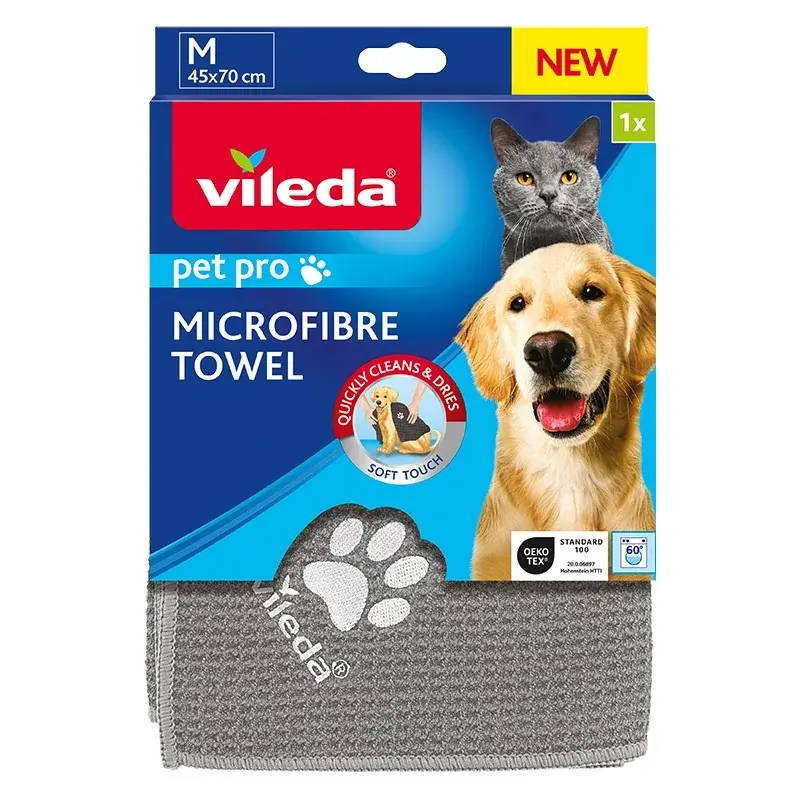 Ręcznik Vileda z mikrofibry dla zwierząt Vileda Pet Pro M