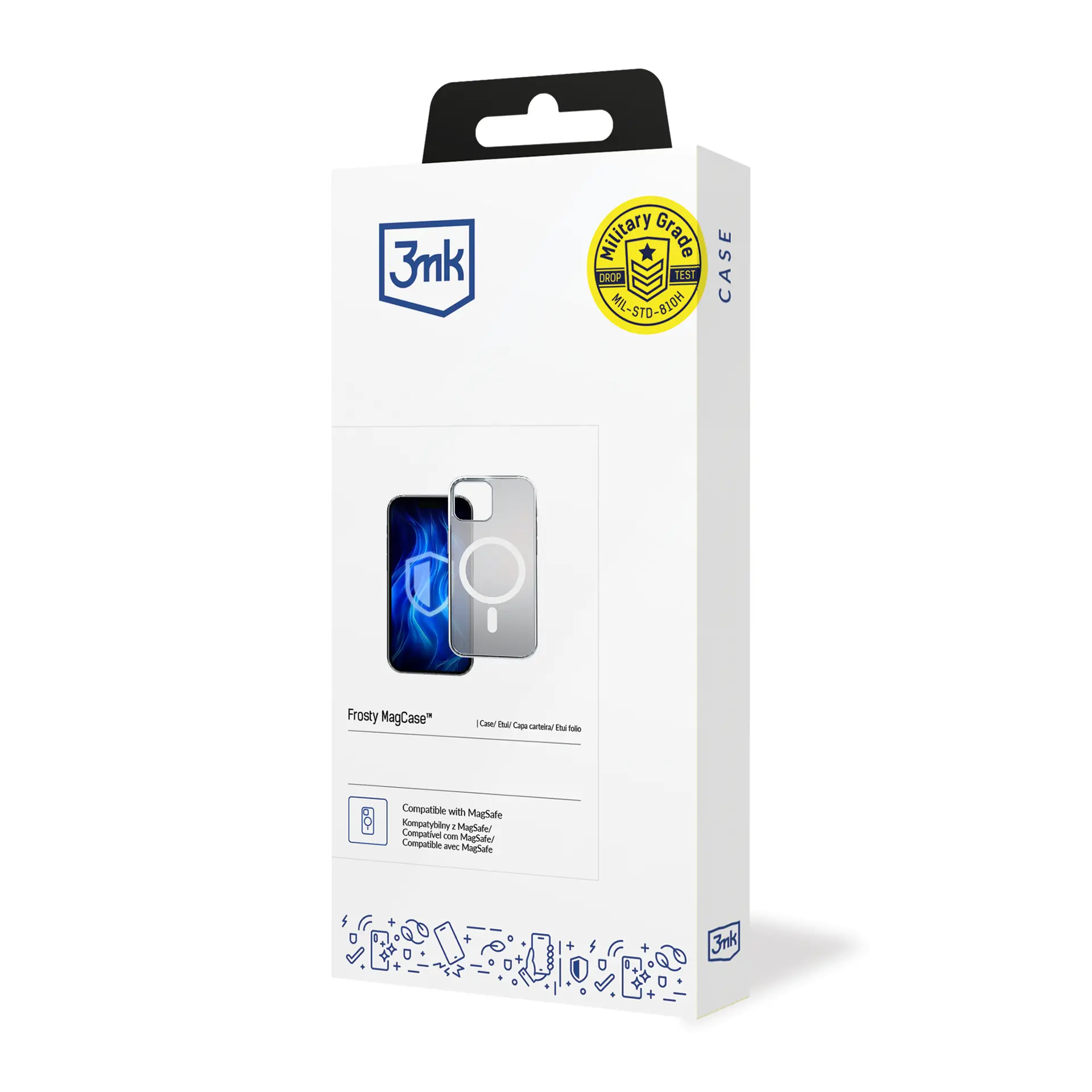 Etui 3mk Frosty Magcase do iPhone 13 Biały