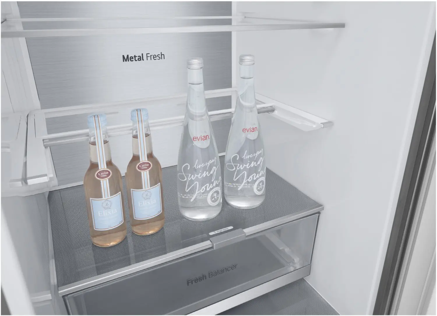Lodówka LG GBV7280AMB Pełny No Frost 203cm Komora świeżości Inox