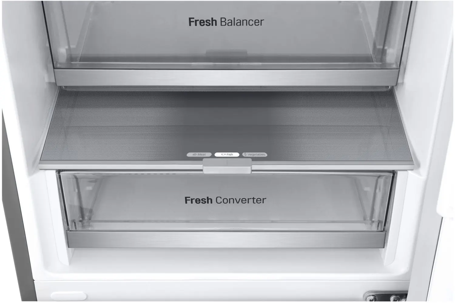 Lodówka LG GBV7280AMB Pełny No Frost 203cm Komora świeżości Inox