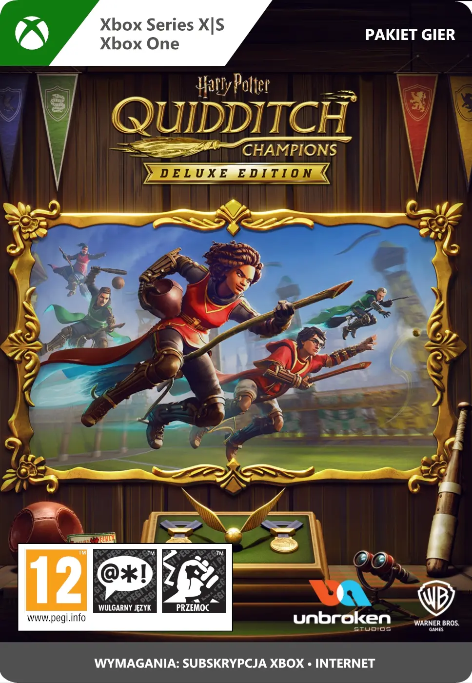 Harry Poter Mistrzowie Quidditcha Edycja Deluxe [kod aktywacyjny] Gra na Xbox Series X/S