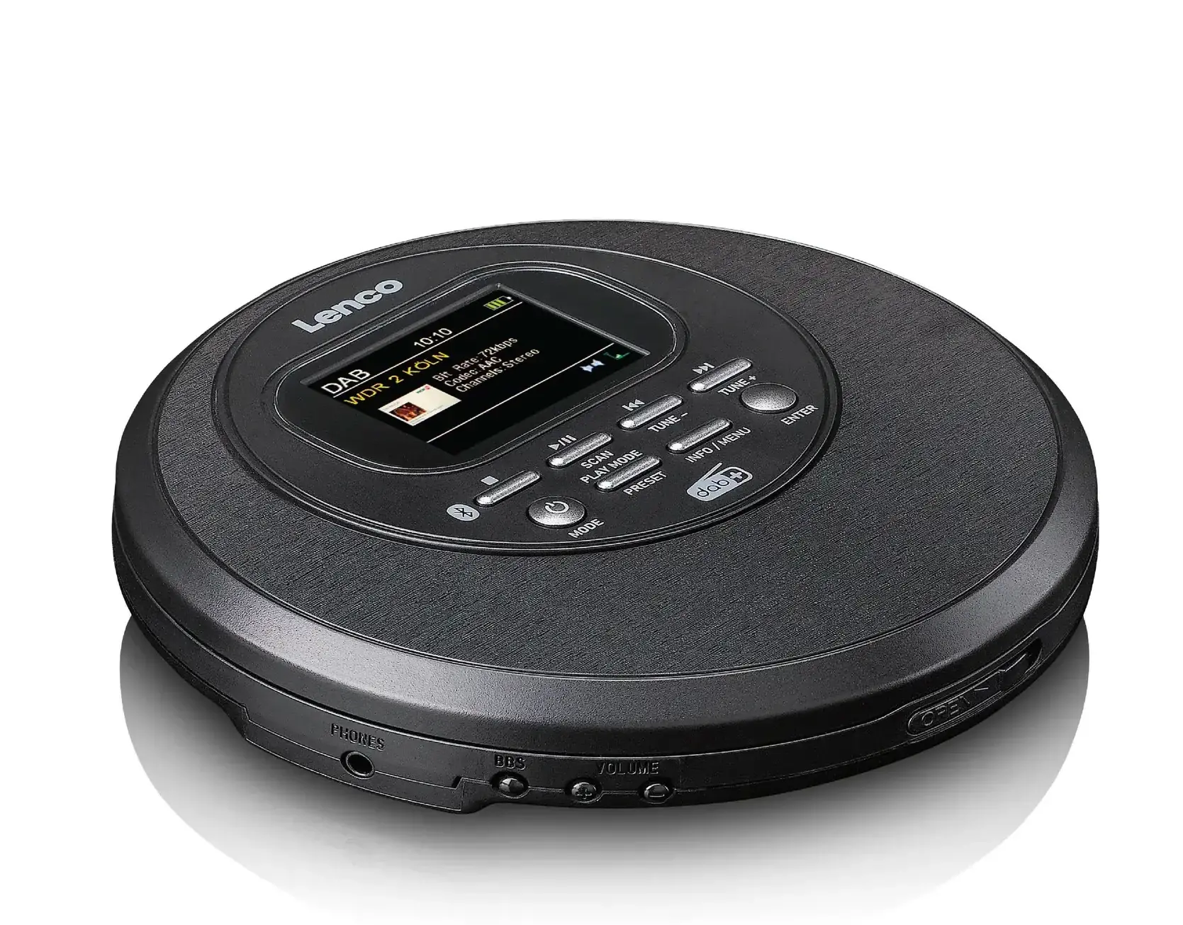 Lenco CD-500BK Radio DAB+ / FM Bluetooth Czarny miniaturka