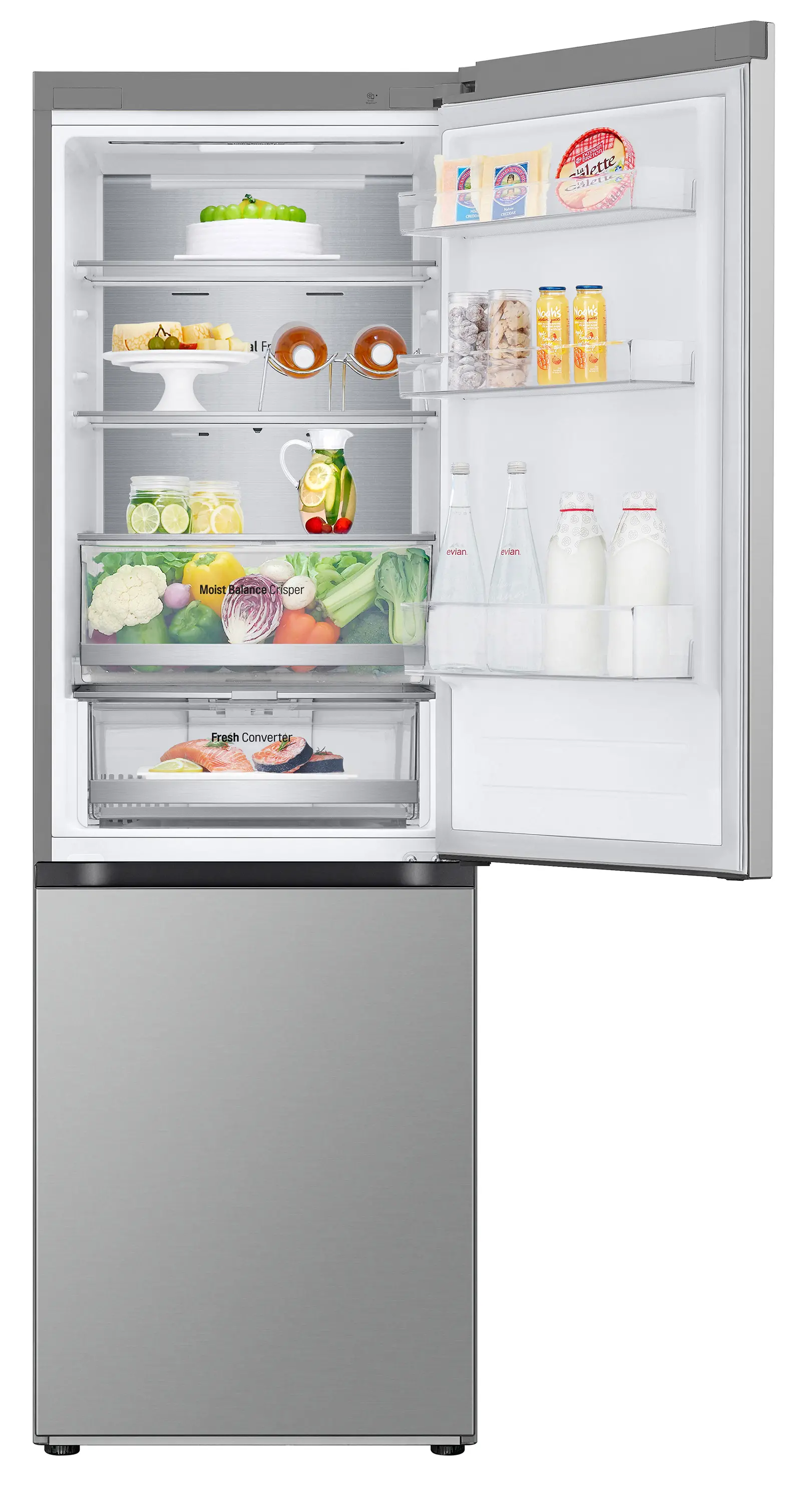 Lodówka LG GBV5150DPY Pełny No Frost 186cm Komora świeżości Zdalne sterowanie Srebrny