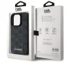 Etui Karl Lagerfeld Leather Monogram Metal Logo MagSafe do iPhone 15 Pro Czarny