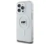 Etui Karl Lagerfeld IML Metal Karl Head MagSafe do iPhone 16 Pro Biały