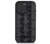 Etui Lacoste Blend Monogram MagSafe do iPhone 16 Pro Czarny