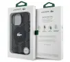 Etui Lacoste IML Blend Monogram MagSafe do iPhone 16 Pro Max Czarny