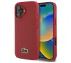 Etui Lacoste Iconic Petit Pique Woven Logo do iPhone 16 Plus Czerwony