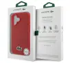 Etui Lacoste Iconic Petit Pique Woven Logo do iPhone 16 Plus Czerwony
