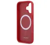 Etui Lacoste Iconic Petit Pique Woven Logo do iPhone 16 Plus Czerwony