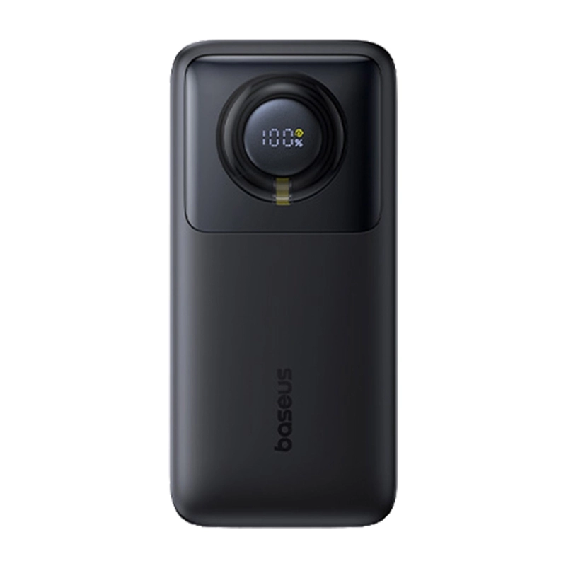 Powerbank Baseus Free2Pull 20000mAh z wbudowanym kablem USB-C 65W Czarny