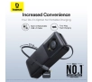Powerbank Baseus Free2Pull 20000mAh z wbudowanym kablem USB-C 65W Czarny
