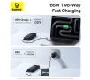 Powerbank Baseus Free2Pull 20000mAh z wbudowanym kablem USB-C 65W Czarny