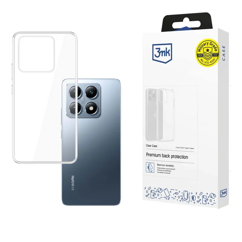 Etui 3mk Clear Case do Xiaomi 14t Przezroczysty