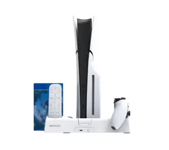Stacja ładująca Yaxo YGABCB01 Arctic Breeze Wielofunkcyjna podstawka PlayStation 5 Chasis