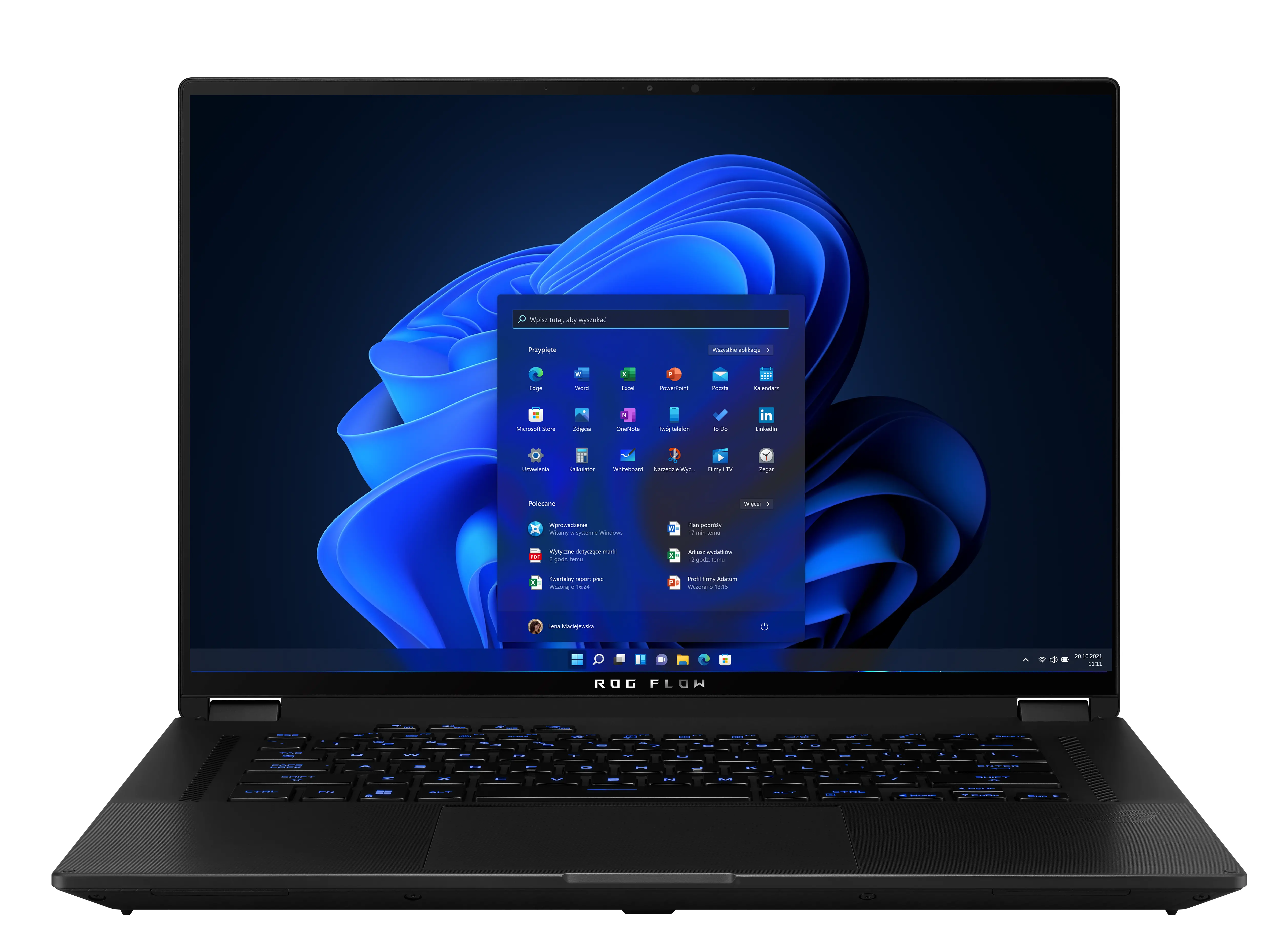 Laptop 2w1 ASUS ROG Flow X16 2023 GV601RW-M5048W 16" 240Hz i9-13900H 16GB RAM 1TB Dysk SSD RTX4060 Win11 Czarny