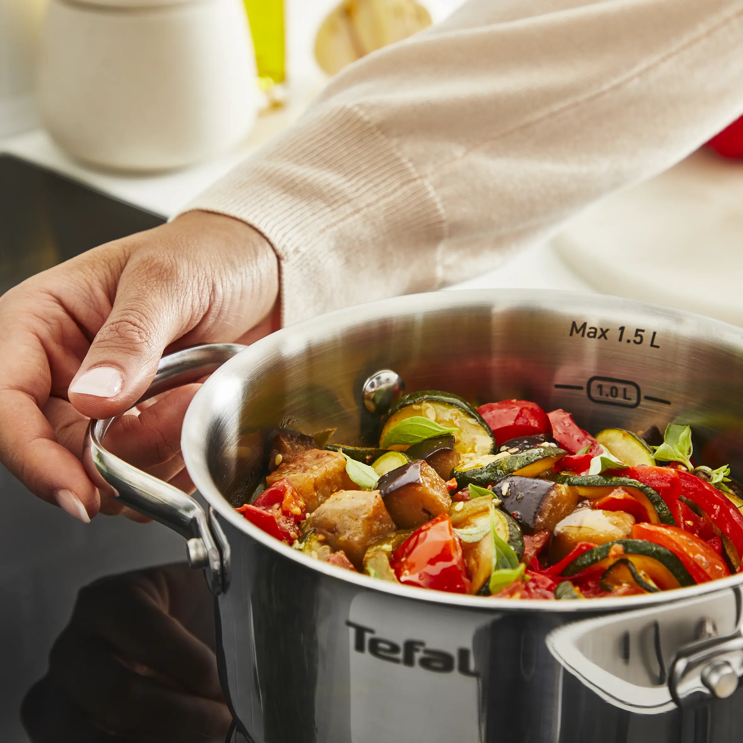 Garnek Tefal Minis H8744255 Indukcja Stal nierdzewna