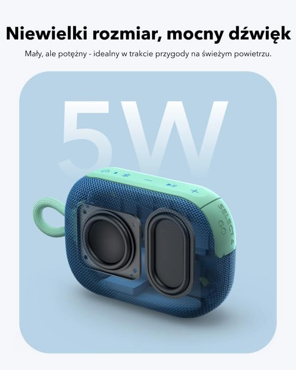 Głośnik Bluetooth Soundcore Select 4 Go 5W Fioletowy