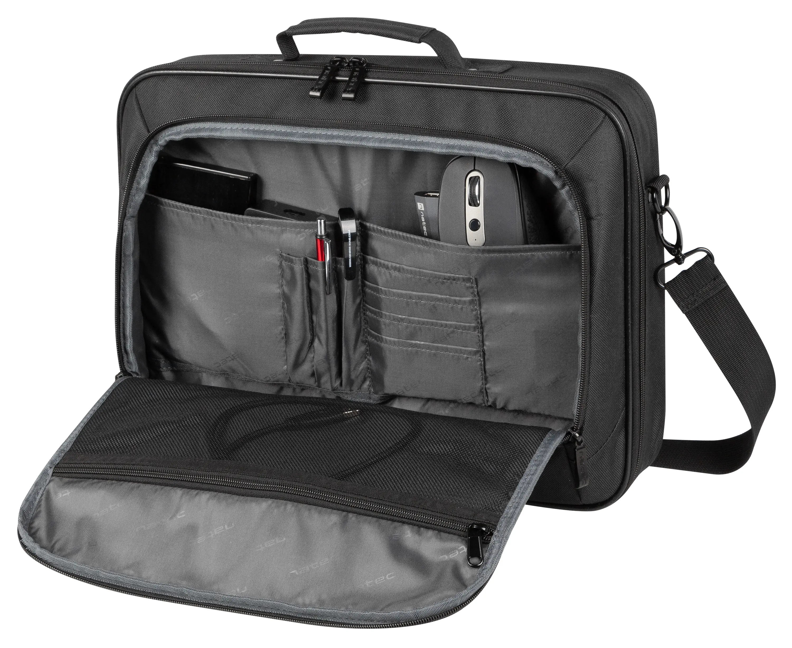 Torba na laptopa Natec Boxer Lite 15,6" Czarny