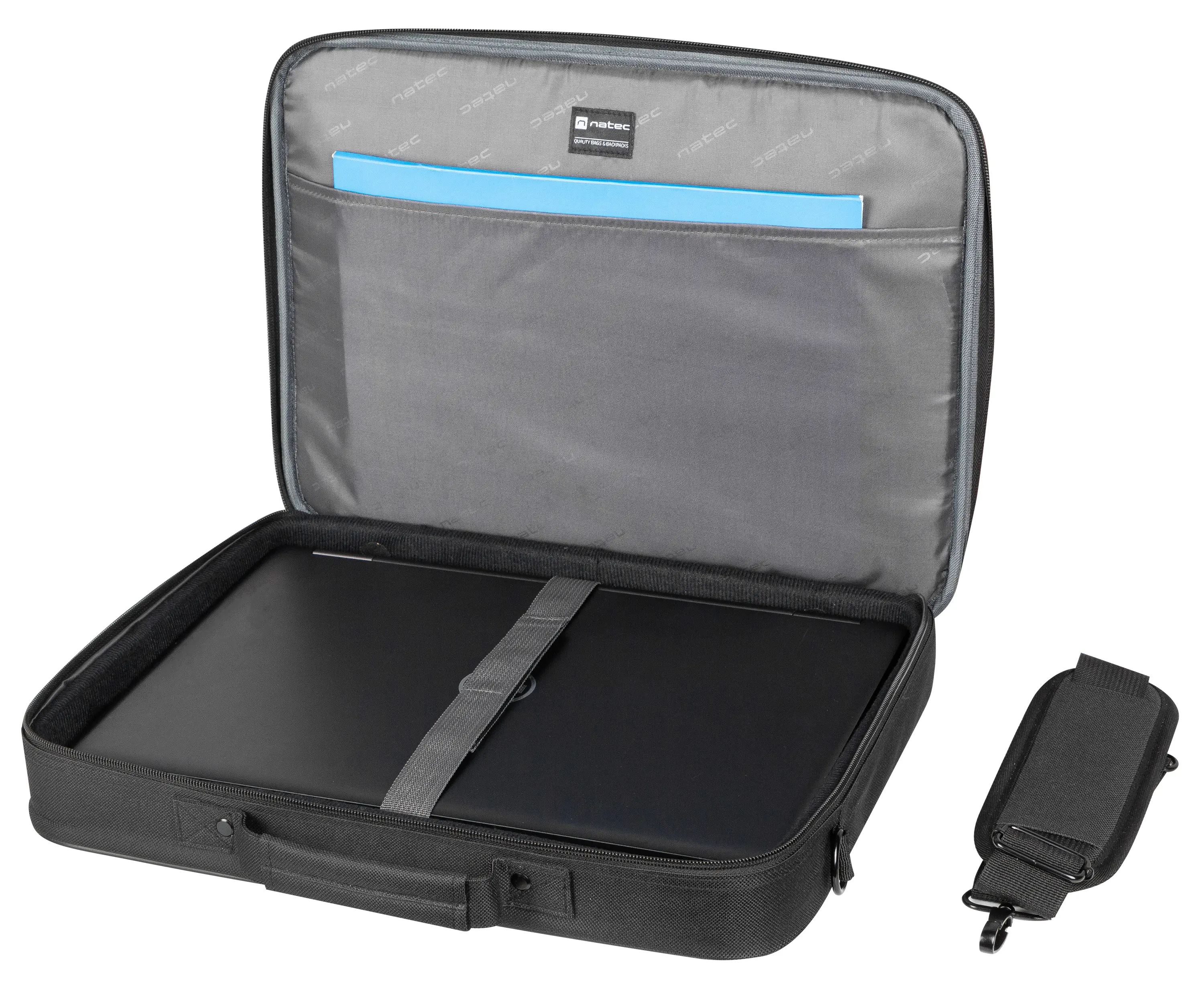 Torba na laptopa Natec Boxer Lite 15,6" Czarny