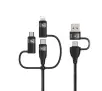 Kabel USAMS 2xUSB-C/USB/Micro-USB/ Lightning 6w1 100W PD Fast Charge 2m Czarny
