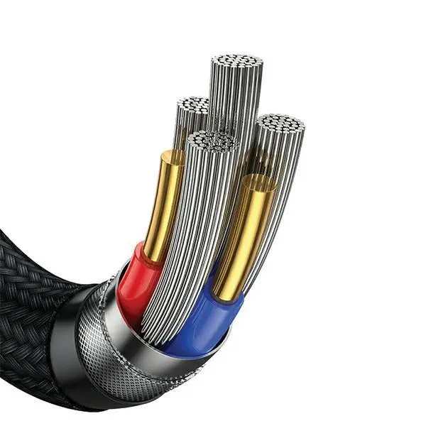 Kabel USAMS 2xUSB-C/USB/Micro-USB/ Lightning 6w1 100W PD Fast Charge 2m Czarny