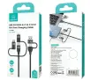 Kabel USAMS 2xUSB-C/USB/Micro-USB/ Lightning 6w1 100W PD Fast Charge 2m Czarny