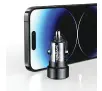 Ładowarka samochodowa USAMS USB+USB-C 60W Fast Charge Czarny