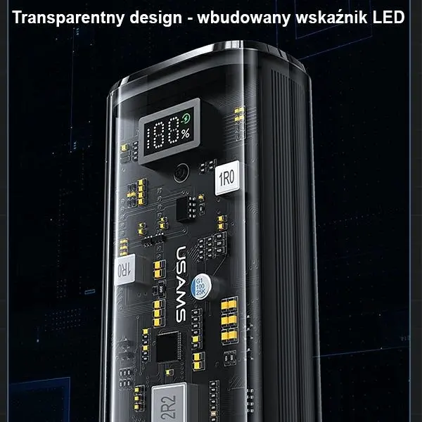 Powerbank USAMS US-CD189 9000mAh PD 22,5W Biały