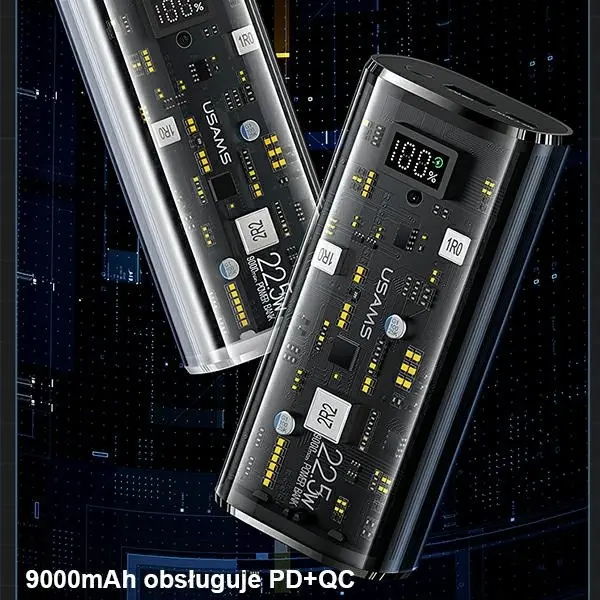 Powerbank USAMS US-CD189 9000mAh PD 22,5W Biały