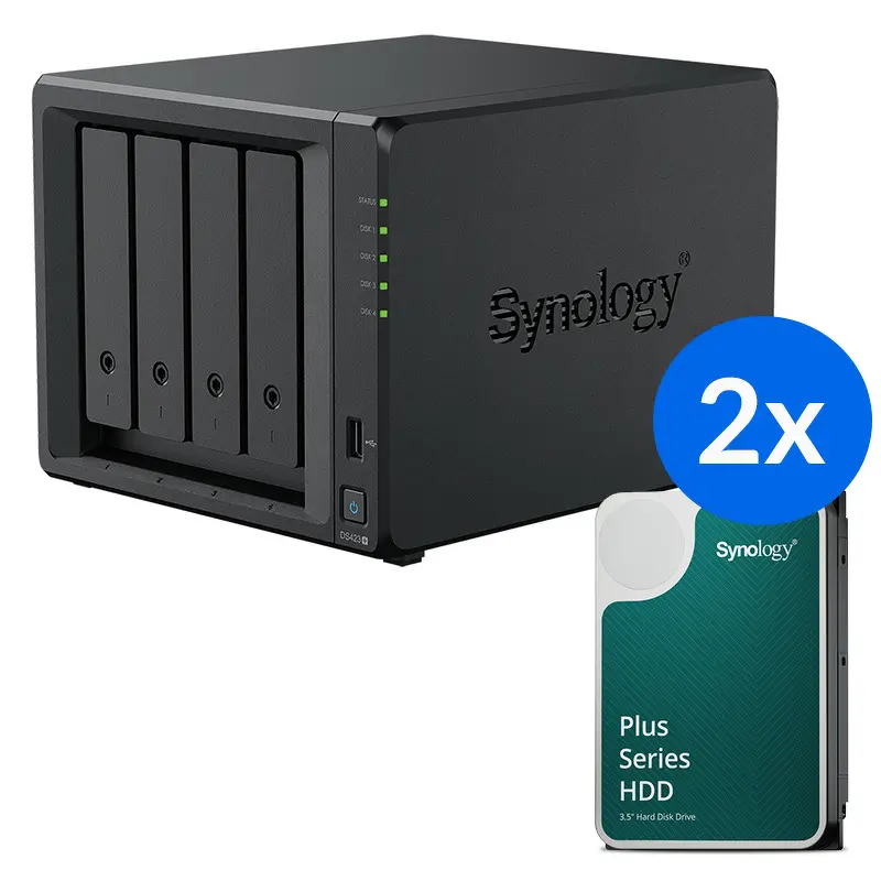 Serwer Synology DS423+-8T-00-2 Czarny