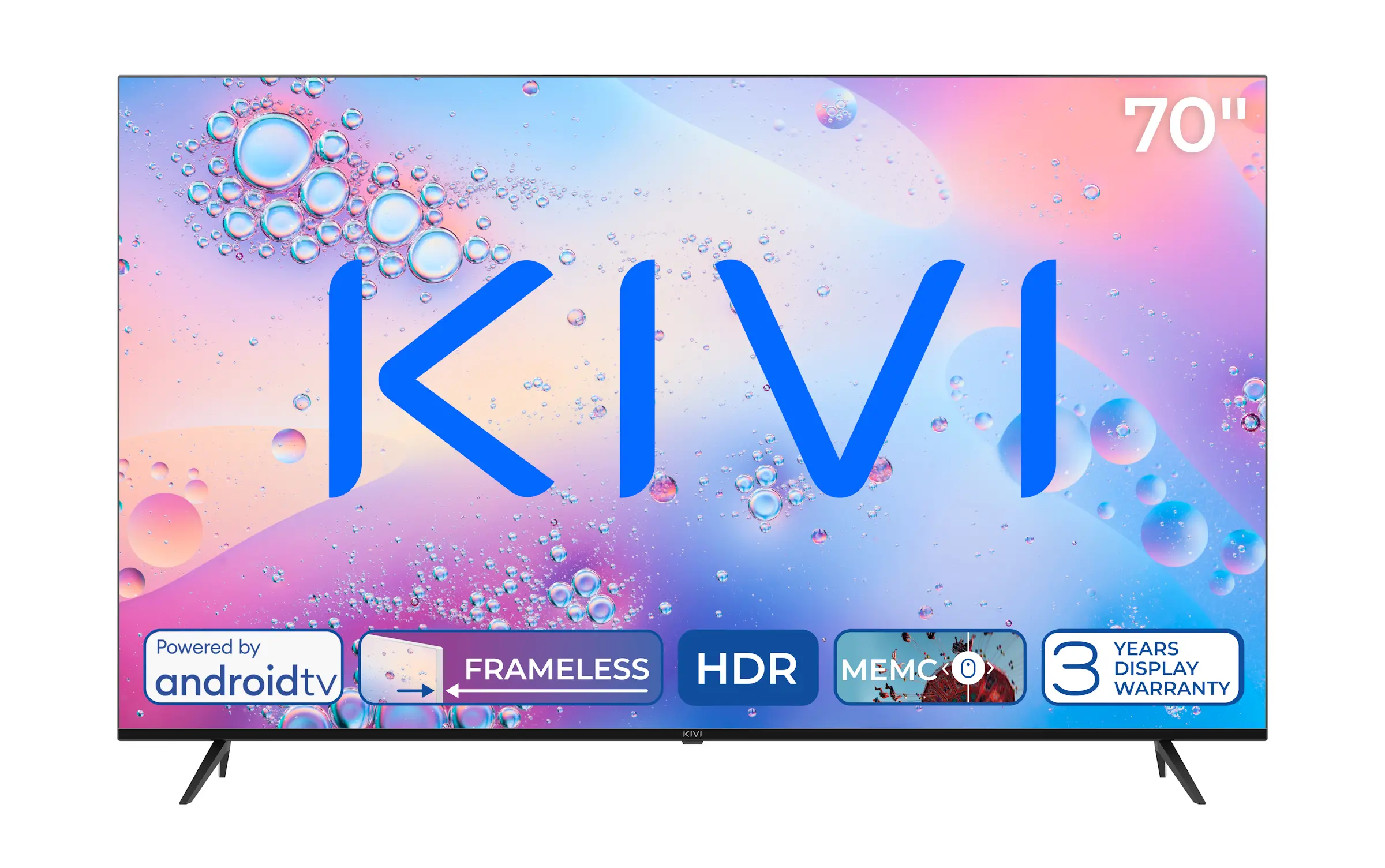 Telewizor KIVI 70U760QB 70" LED 4K Android TV DVB-T2