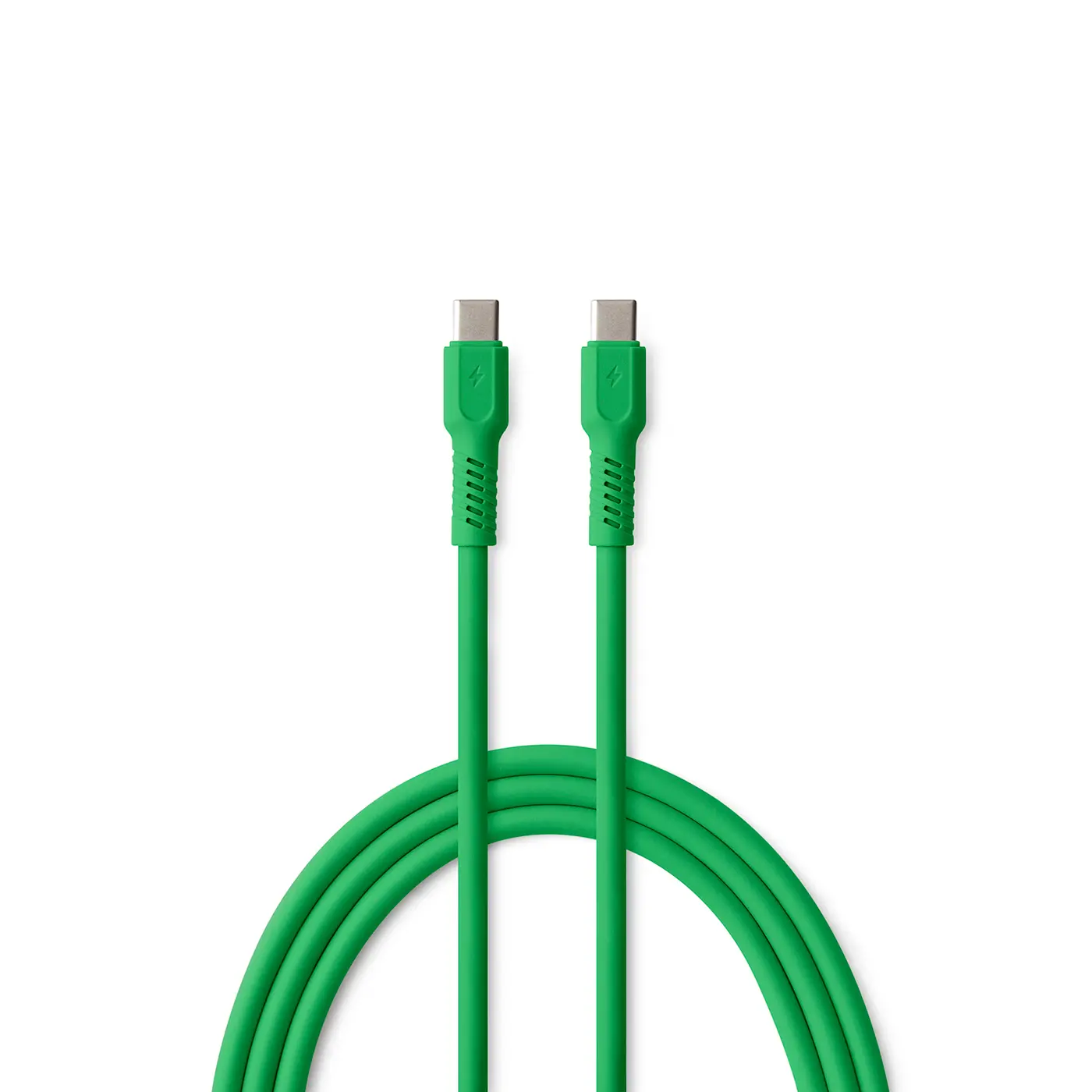 Kabel Colorum USB-C do USB-C 3A CK60 1,8m Zielony