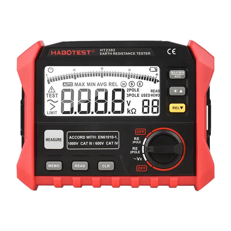Miernik Habotest HT2302 Czerwony