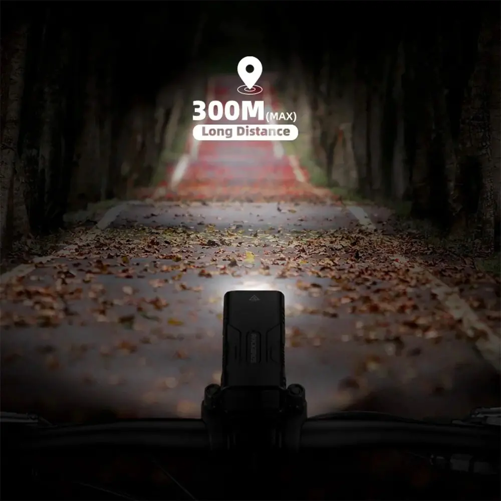 Lampka rowerowa przednia RockBros BC29 Powerbanku 10000mAh Czarny