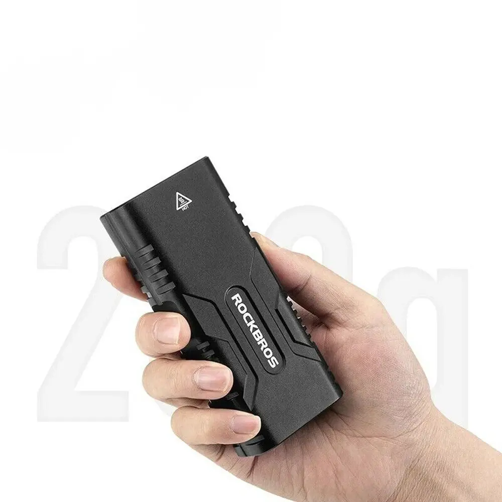 Lampka rowerowa przednia RockBros BC29 Powerbanku 10000mAh Czarny
