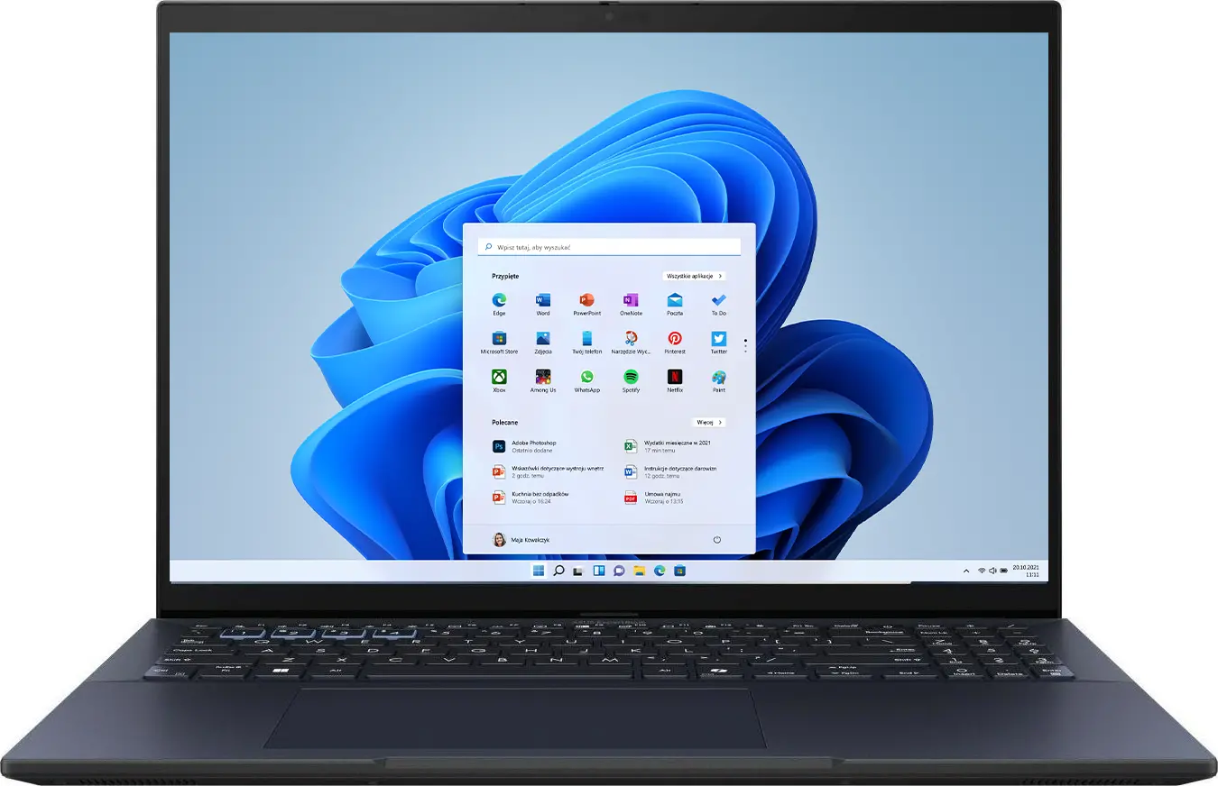 Laptop biznesowy ASUS ExpertBook B3 B3604CMA-Q90306X 16" Ultra 5 125H 16GB RAM 512GB Dysk SSD Win11 Pro Czarny